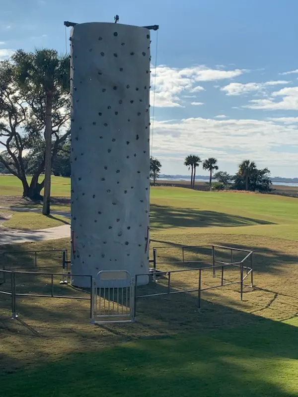 Rock Wall game for climbing