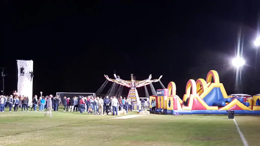A night time school festival